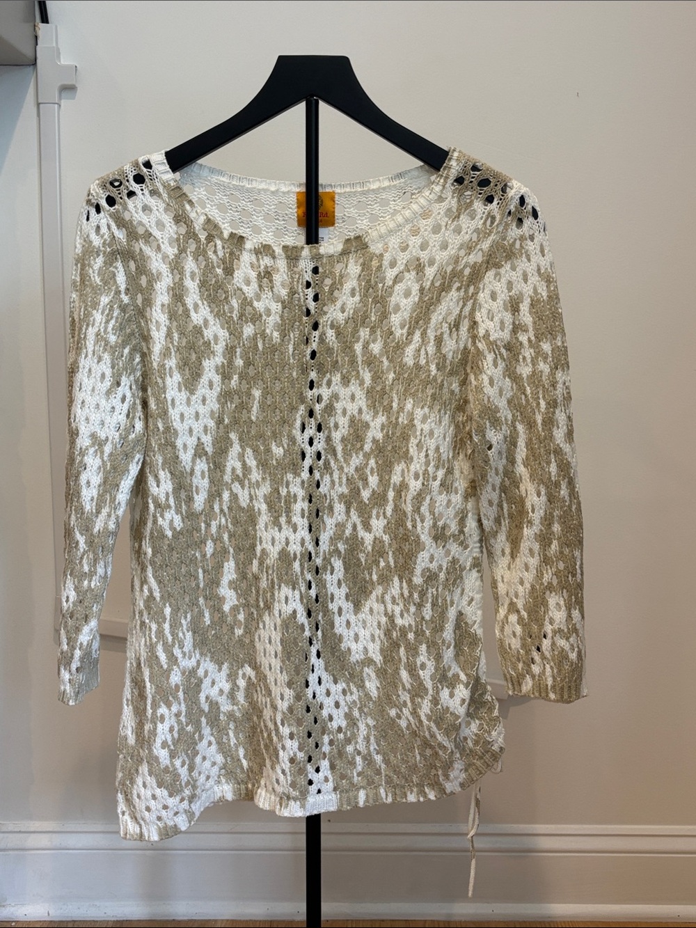 Ruby Rd. Beige & Cream Knit Top - Picture 2 of 4